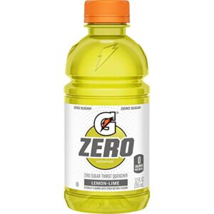 Gatorade G Zero Thirst Quencher, Lemon Lime, 12oz Bottles (6 Pack)