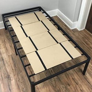 dmi foldable box spring, bunkie board, bed support slats for support to streamline and minimize the bed, no assembly needed, twin size, 60 x 30