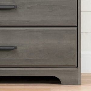 South Shore Versa 8-Drawer Double Dresser Gray Maple, Traditional