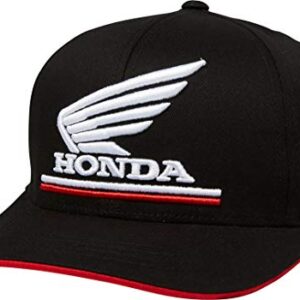 Fox Racing Big Boys' Honda Fanwear Flexfit Hats,One Size,Black