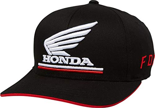 Fox Racing Big Boys' Honda Fanwear Flexfit Hats,One Size,Black