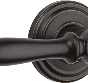 Kwikset 97402-859 Ashfield Entry Lever Featuring Smartkey Re-Key Security, Venetian Bronze