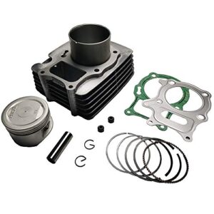 JINFANNIBI Cylinder Piston Ring Gasket Top End Rebuild Kit Compatible for Honda Recon 250 Sportrax 250 TRX250X TRX250EX TRX250TM TRX250TE 1997-2019