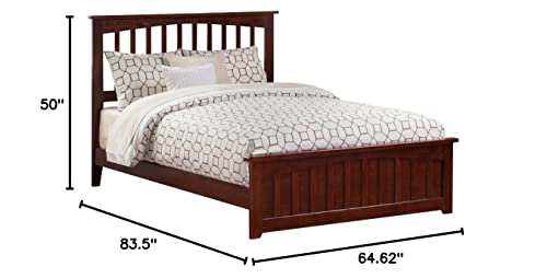 AFI Mission Traditional Bed, Queen, Brown