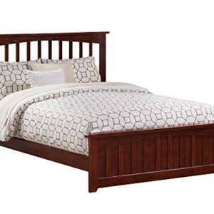 AFI Mission Traditional Bed, Queen, Brown