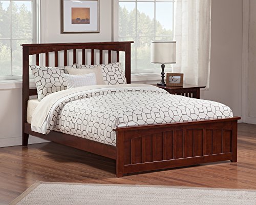 AFI Mission Traditional Bed, Queen, Brown