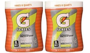 gatorade lemon lime thirst quencher powder (pack of 2) 18.3 oz containers