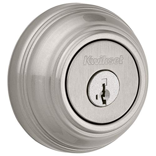 Kwikset 99800-123 Deadbolt, Satin Nickel