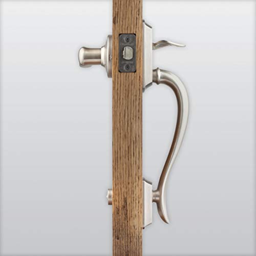 Kwikset 98150-001 Avalon Exterior Handle Only with Tustin Right Left-Handed Levers in, Venetian Bronze