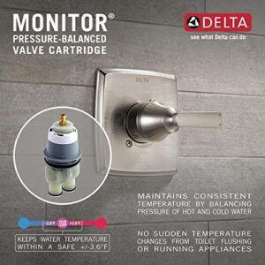 DELTA FAUCET T14032-BL Woodhurst Diverter Valve, Without Rough, Matte Black