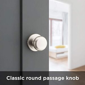 Kwikset 97200-789 Juno Passage Knob, Satin Nickel