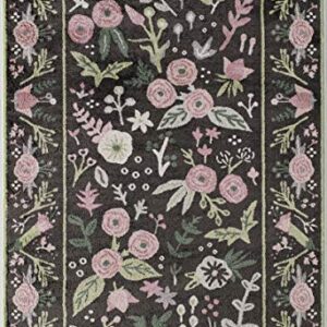 Rugs America Onyx & Pink Gardenias Transitional Rug Gardenia Pink Onyx VA30A 2'0"X4'0" Area Rug