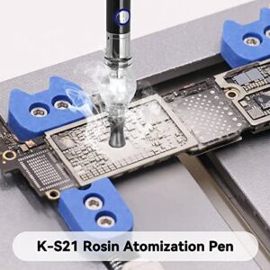 Rosin Atomization Pen, Portable Motherboard Chip Soldering Short Circuit Detecting Mobile Phone Maintenance Machine No Soldering Iron Flux with USB Cable