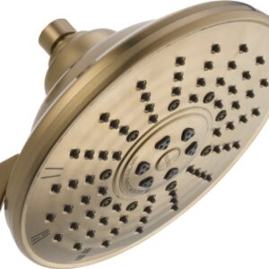 Delta Faucet 3-Spray Touch-Clean Shower Head, Champagne Bronze 52680-CZ