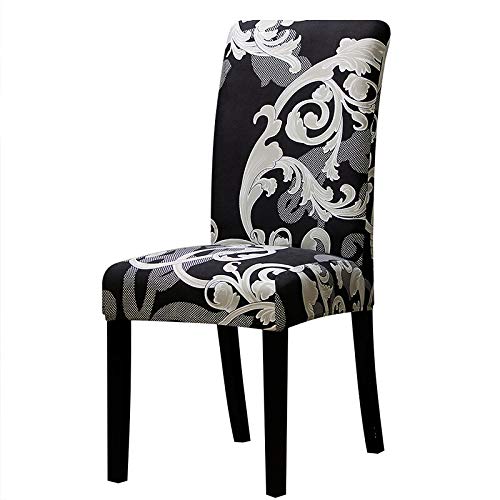 Printed Stretch Chair Cover Big Elastic Seat Chair Covers Office Chair Slipcovers Restaurant Home Decoration A4 1pc