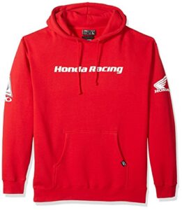 factory effex ‘honda racing’ hooded pull-over sweatshirt (red, x-large) (16-88374)