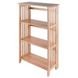 winsome wood mission shelving, natural