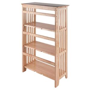 Winsome Wood Mission Shelving, Natural