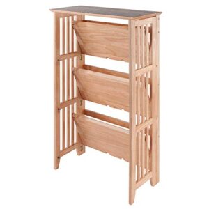 Winsome Wood Mission Shelving, Natural