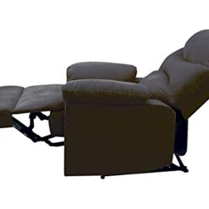 ACME Furniture Arcadia Recliner, black woven Fabric