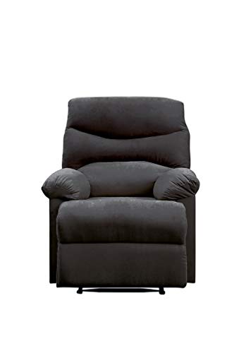 ACME Furniture Arcadia Recliner, black woven Fabric