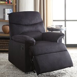 ACME Furniture Arcadia Recliner, black woven Fabric