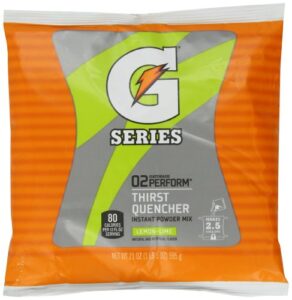 gatorade g series thirst quencher, lemon lime, 21 ounce package (pack of 4)