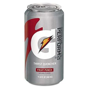 gatorade 30903 thirst quencher can fruit punch 11.6oz can 24/carton (gtd30903)