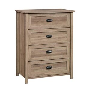 sauder county line 4 drawer chest, salt oak finish