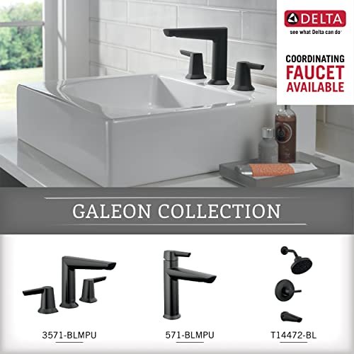 Delta Faucet 772500-BL Galeon Toilet Paper Holder, Matte Black