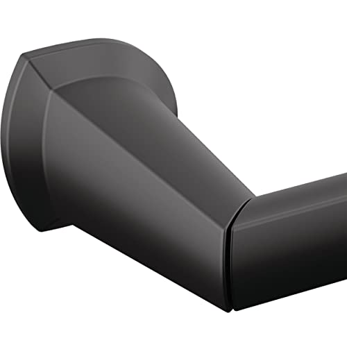 Delta Faucet 772500-BL Galeon Toilet Paper Holder, Matte Black