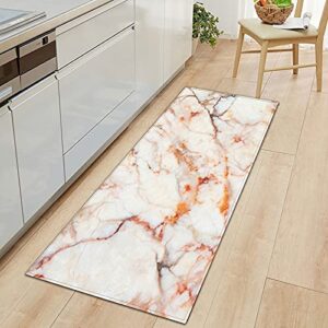 OPLJ Marble Printed Non Slip Entrance Door Bathroom Mat Carpet Kitchen Bedroom Bath Floor Mats Home Rugs Doormat Decor A8 60x180cm
