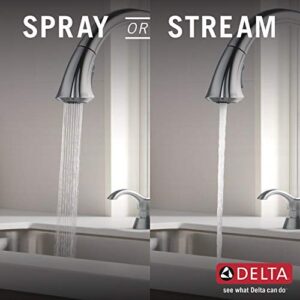 Delta Faucet Addison Touch Kitchen Faucet Brushed Nickel, Kitchen Faucets with Pull Down Sprayer, Kitchen Sink Faucet, Touch Faucet for Kitchen Sink, Touch2O Technology, Arctic Stainless 9192T-AR-DST