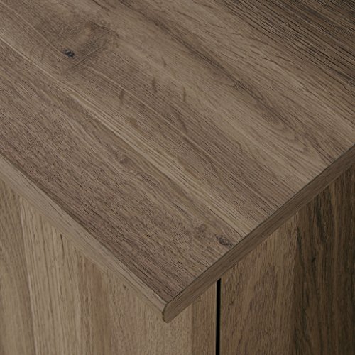 Sauder Harbor View Computer Desk, Salt Oak finish