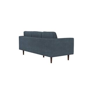 Amazon Brand – Rivet Revolve Modern Upholstered Sofa Couch, 80"W, Denim Blue