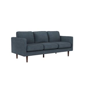 Amazon Brand – Rivet Revolve Modern Upholstered Sofa Couch, 80"W, Denim Blue