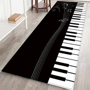 OPLJ Kitchen mat Wood Grain Printing Bedroom Door mat Carpet Non-Slip Washable Floor mat Home Decoration Corridor Carpet A3 50x160cm