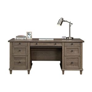 Sauder Hammond Desk, L: 67.56" x W: 29.21" x H: 30.0", Emery Oak Finish