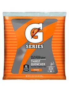 gatorade 03970 nstant powder packet, 21 oz, orange, standard (pack of 32)