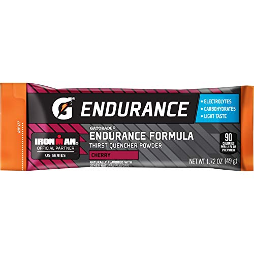Gatorade Endurance Formula Powder With Electrolytes, Cherry, 1.72 Oz - Pack of 12