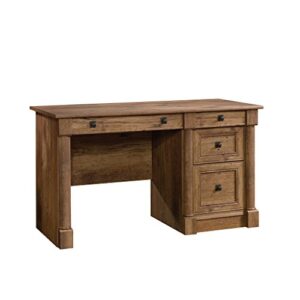 sauder palladia computer desk, vintage oak finish