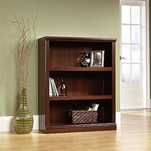 Sauder Select Collection 3 Shelf Bookcase, Select Cherry finish