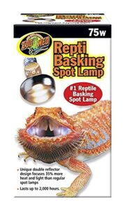 zoo med repti basking spot lamp replacement bulb 75 watts – pack of 3
