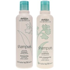 aveda shampure nurturing shampoo & conditioner duo 8.5oz set set