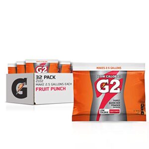 gatorade powder bag fruit punch, 21 ounce (pack of 32)