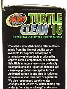 (3 Pack) Zoo Med Turtle Clean 15 Activated Carbon Inserts