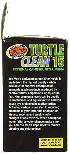 (3 Pack) Zoo Med Turtle Clean 15 Activated Carbon Inserts