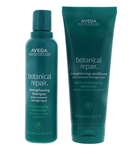 Aveda Botanical Repair Strengthening Shampoo and Conditioner 6.7oz Duo Plant Powered Damage Repair