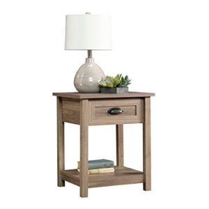 Sauder County Line Side Table/Night Stand, Salt Oak Finish