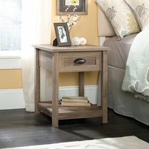 Sauder County Line Side Table/Night Stand, Salt Oak Finish